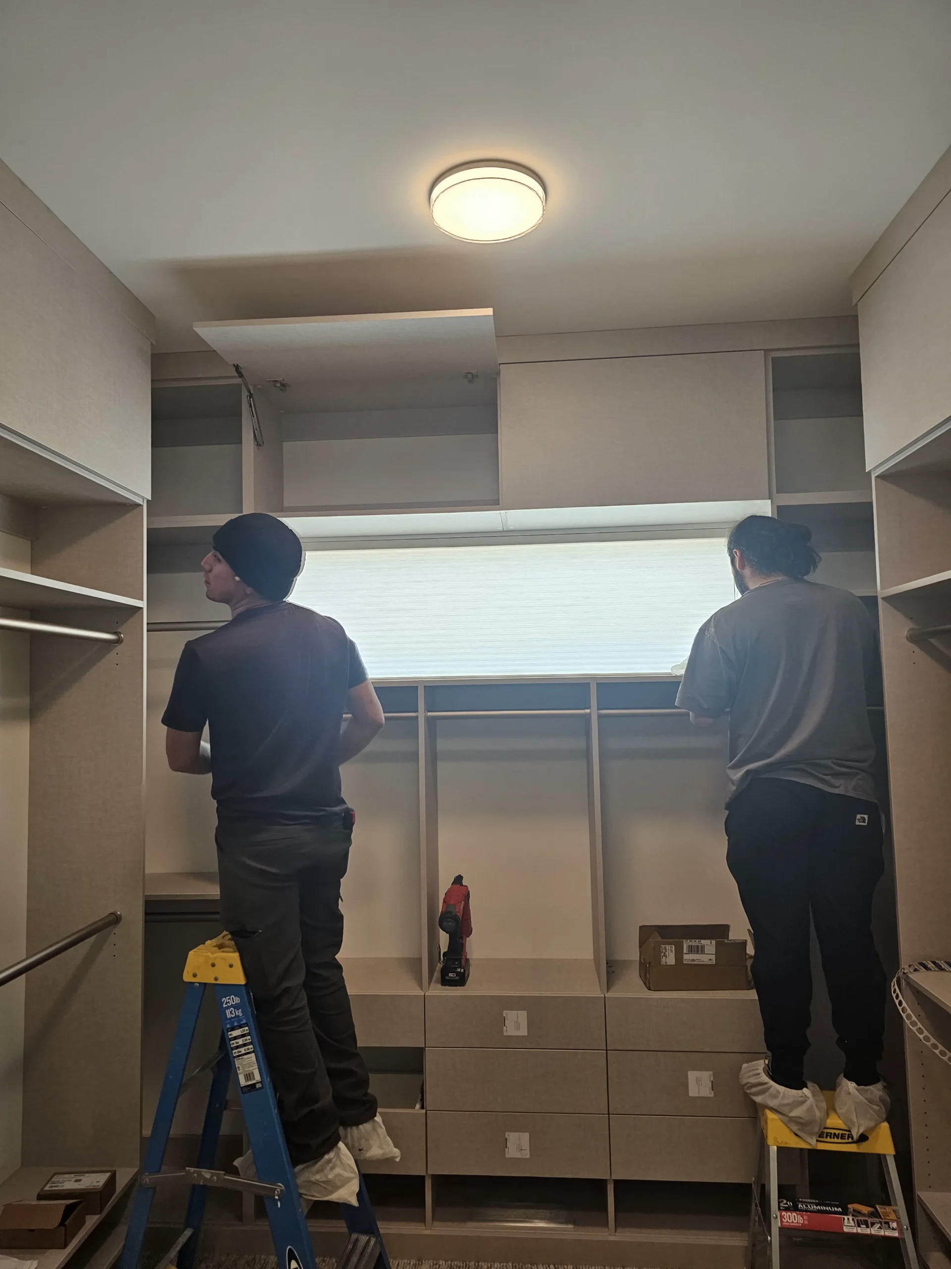 Walk in closet project