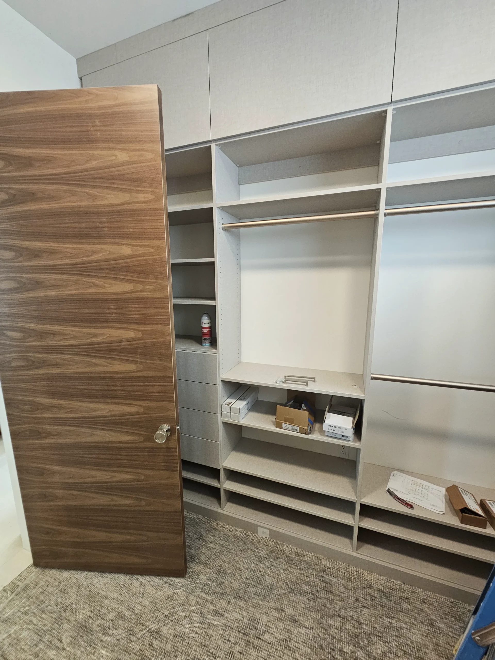 Walk in closet project